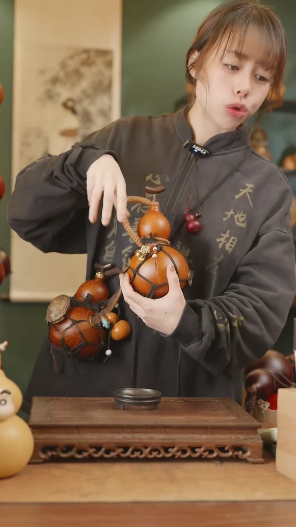 【闪购商品】120号精品天然大漆工艺防渗内胆酒葫芦~