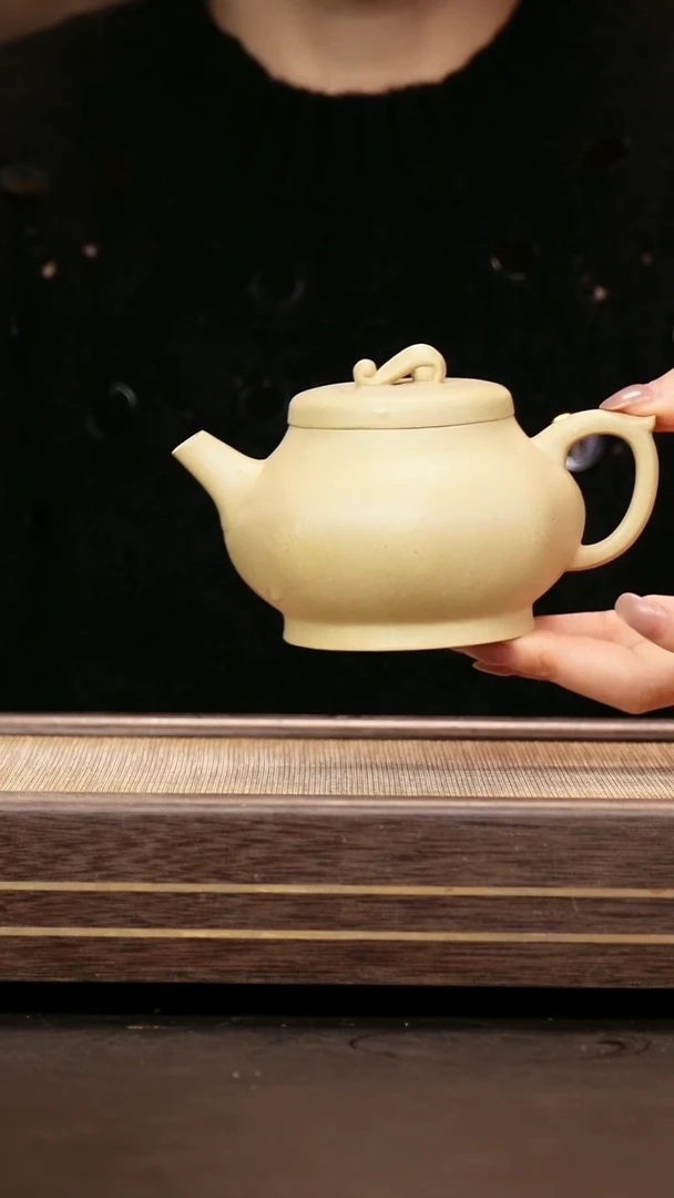 茶壶紫砂本绿 如意汉瓦