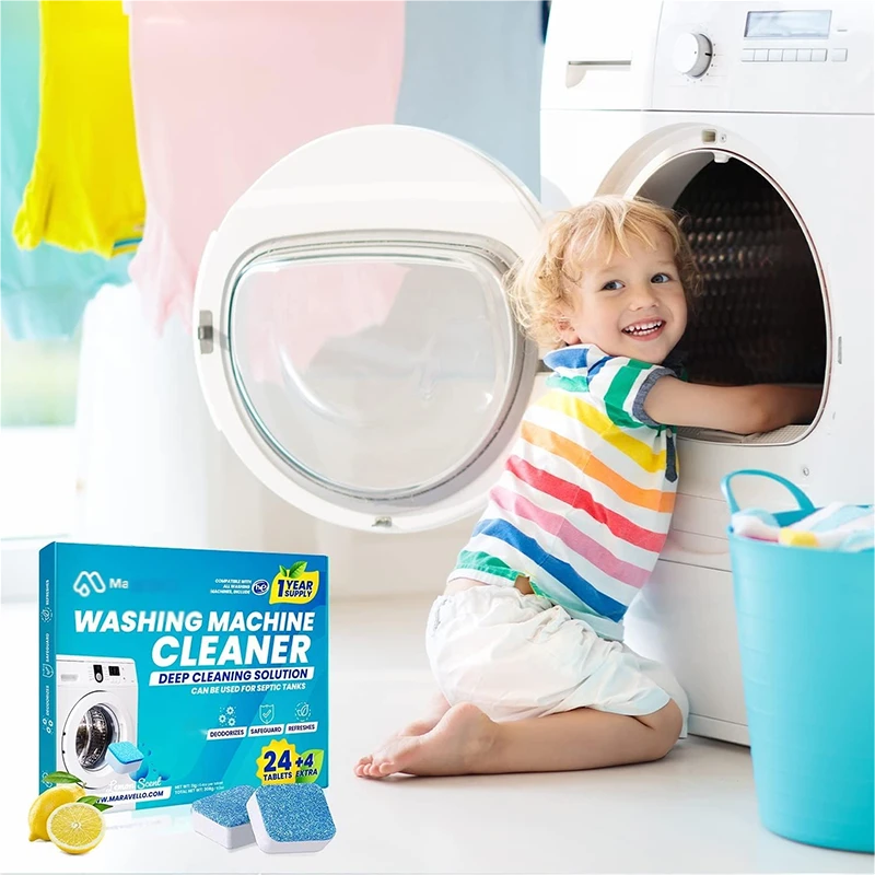 （洗衣机槽清洁剂）家用洗衣机去污除垢清洁异味泡腾片清洗剂G