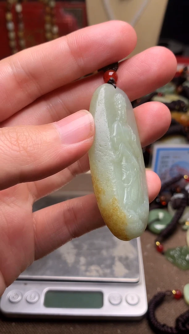 颈饰未镶嵌和田玉新疆料青海料清水和田玉吊坠