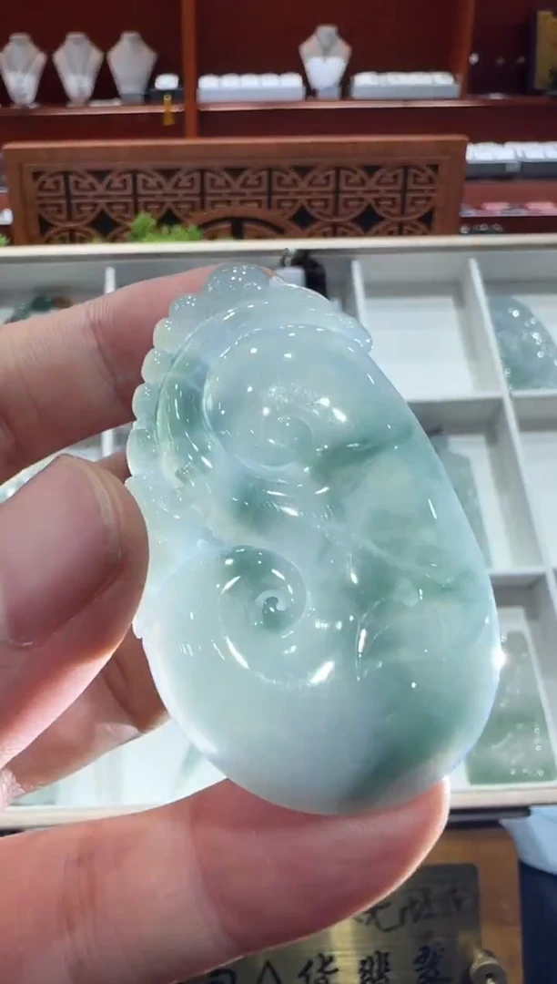 未镶嵌挂件翡翠A货翡翠多样性孤品