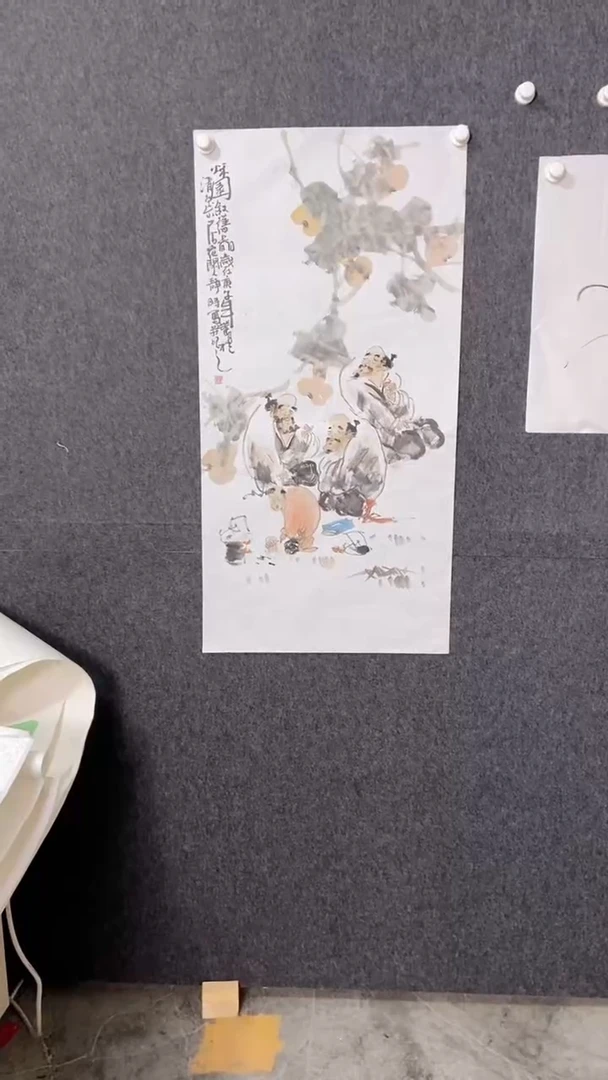 国画人物好看好100*50