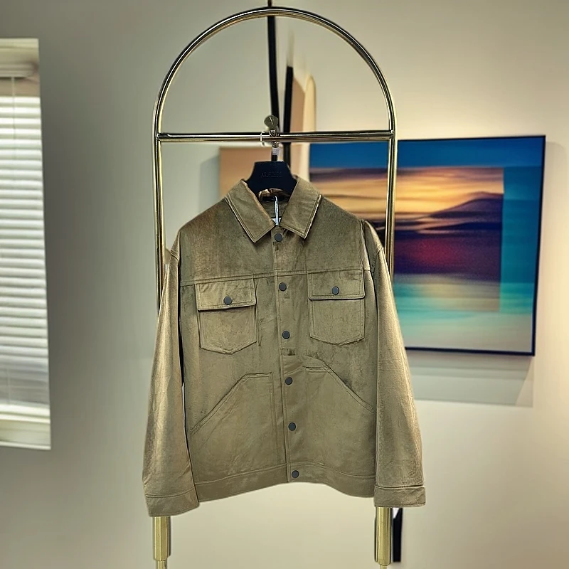 2025新款男士时尚修身短款外套7020