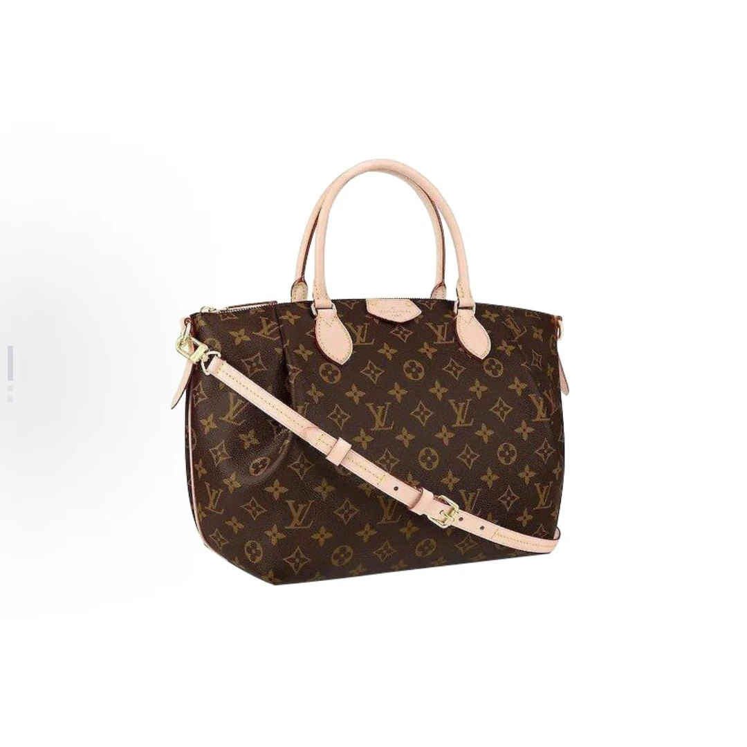 99新 LouisVuitton/路易威登 98新Turenne经典老花饺子包 中号