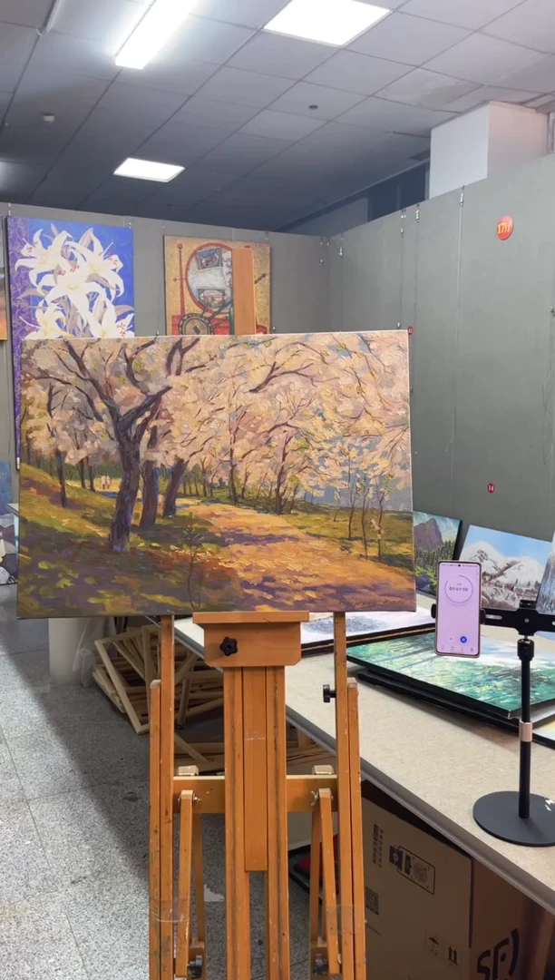 俄美协画家原创油画50*70