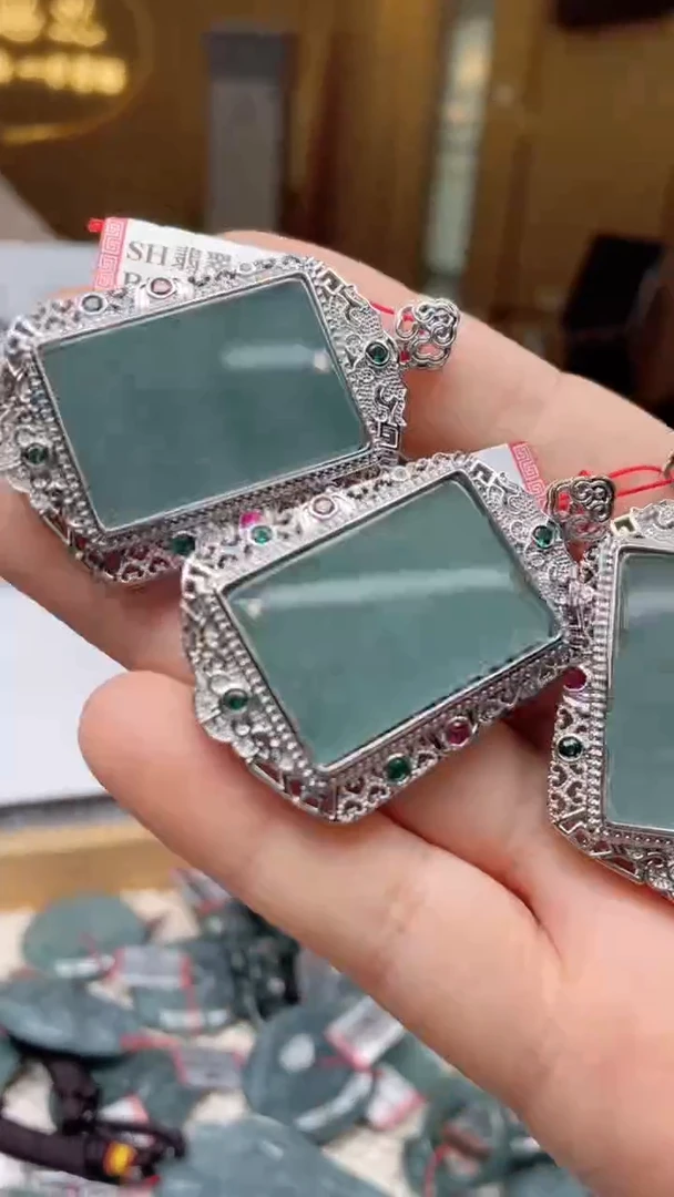 翡翠未镶嵌颈饰多样性发货（只发一件）x3