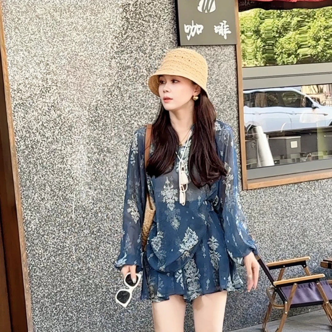 【静静衣橱】夏季新款气质新中式套装时尚显瘦韩版时尚套装6286