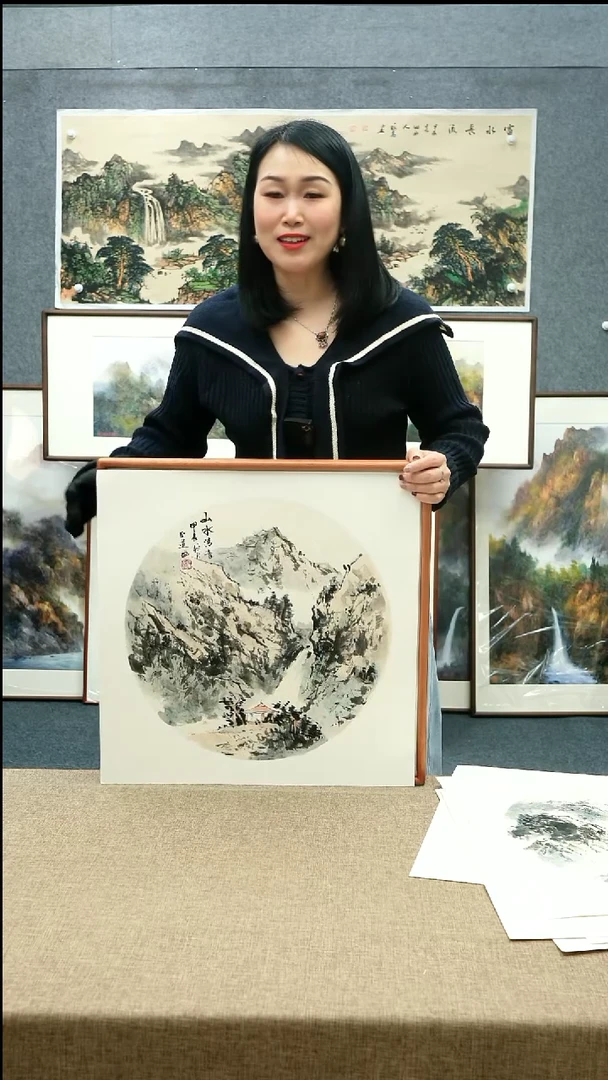 【闪购商品】国画52*52下徐正道老师山水