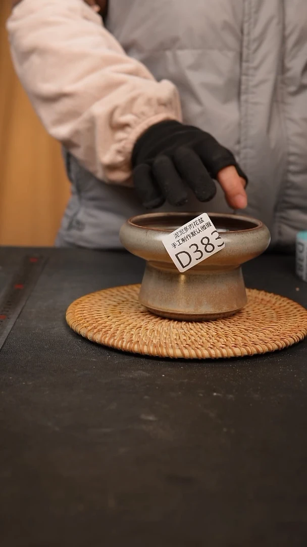 【闪购商品】瓷片景德镇泥泥陶瓷多肉花盆