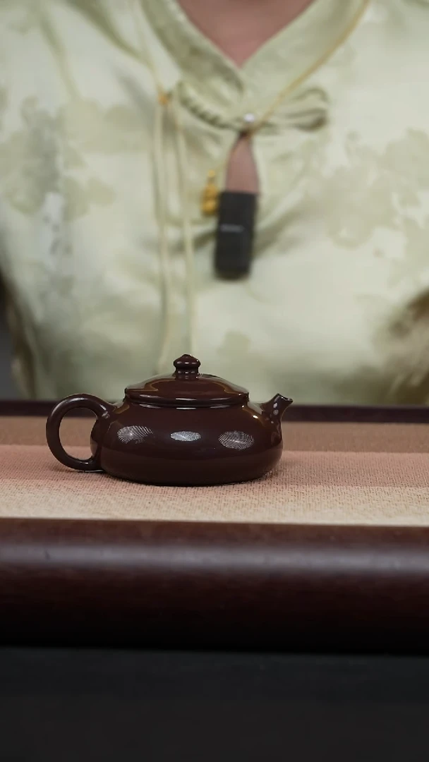 茶壶紫砂老紫泥寒江MH-1787