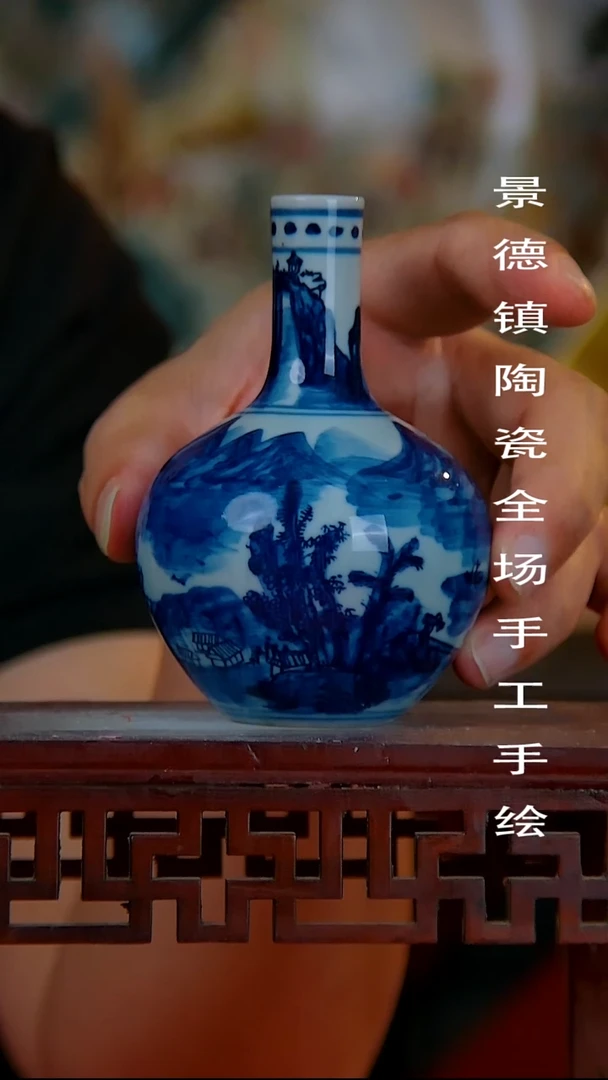 摆件景德镇陶瓷 全场手工手绘