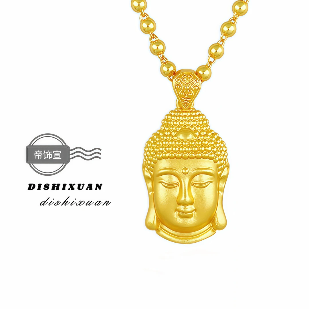 铜合金项链 国潮新中式时尚百搭民族风精品佛吊坠项链