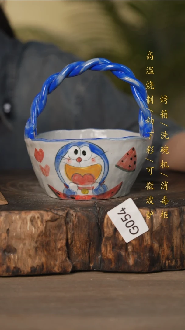 瓷片景德镇高温釉下彩可微波烤箱洗碗机054
