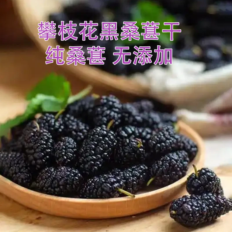 【农家桑葚干】阳光攀枝花2025头茬新货新鲜黑桑葚干泡酒泡茶零食