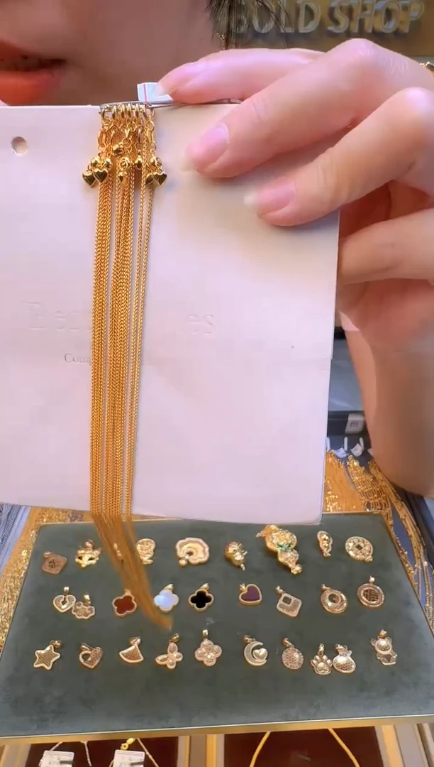 50cm爱心抽拉肖邦链2.45g（多样性发货）