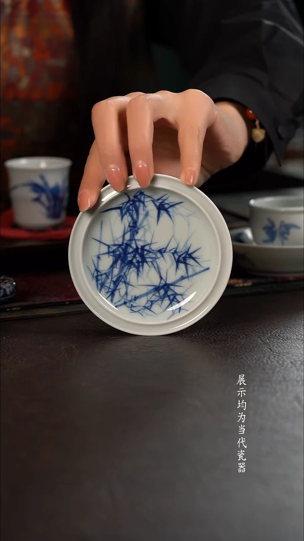 品遗HL清风竹小杯垫 随机