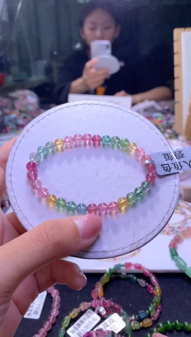 未镶嵌手串碧玺A67【天然碧玺】