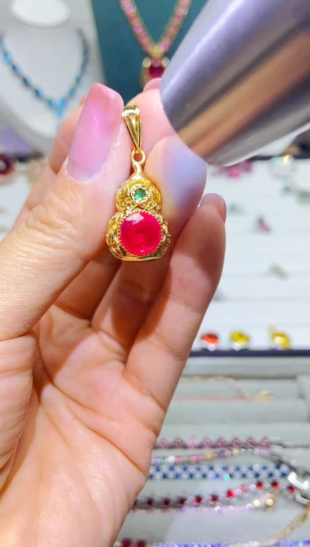 银S925镶嵌耳饰紫晶1