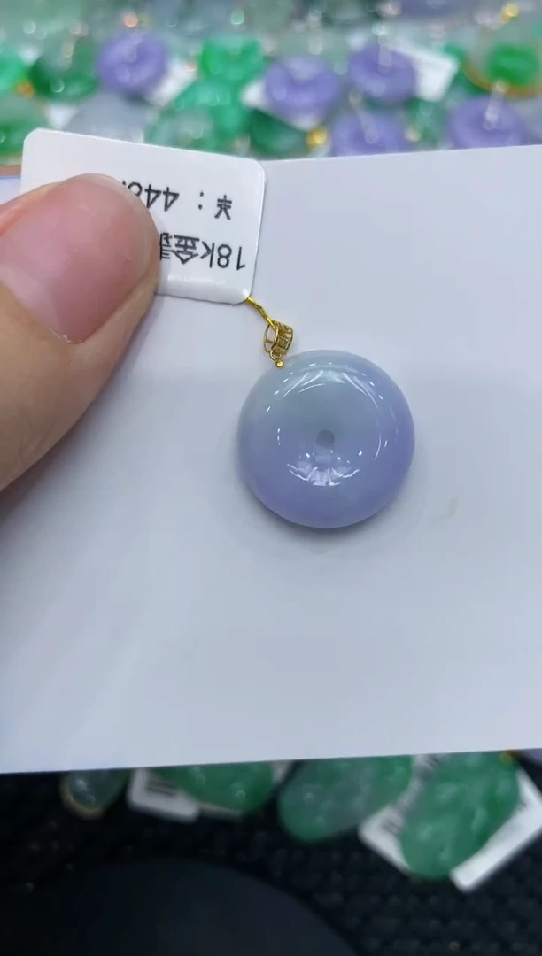 【闪购商品】翡翠颈饰18K金镶嵌111111111111