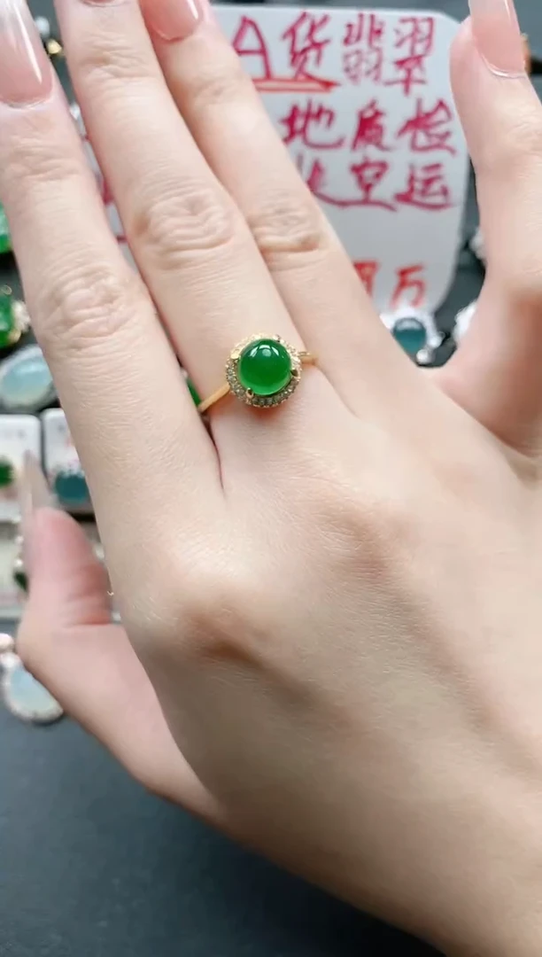 【闪购商品】翡翠戒指银S925镶嵌11111111