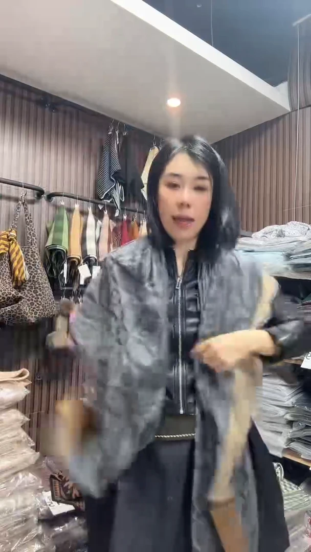 欧根纱芳姐围巾福利043