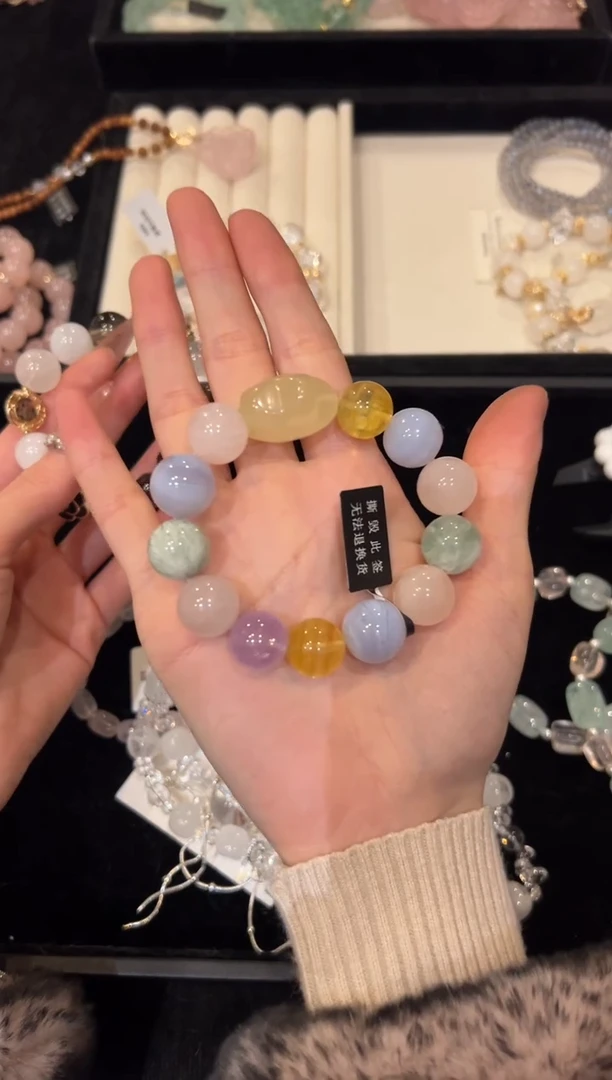 未镶嵌手串水晶多宝手串