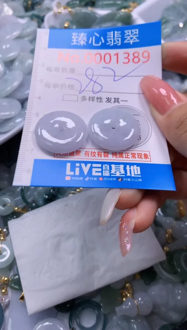 翡翠未镶嵌颈饰1389