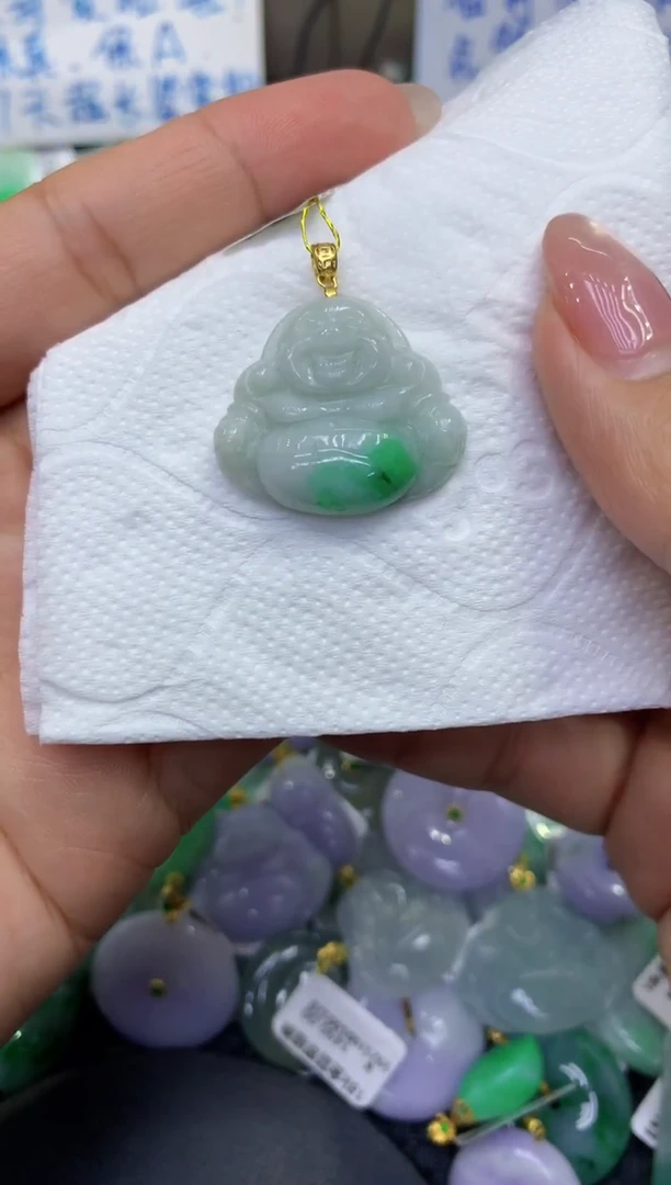 颈饰未镶嵌翡翠天然缅甸A货翡翠