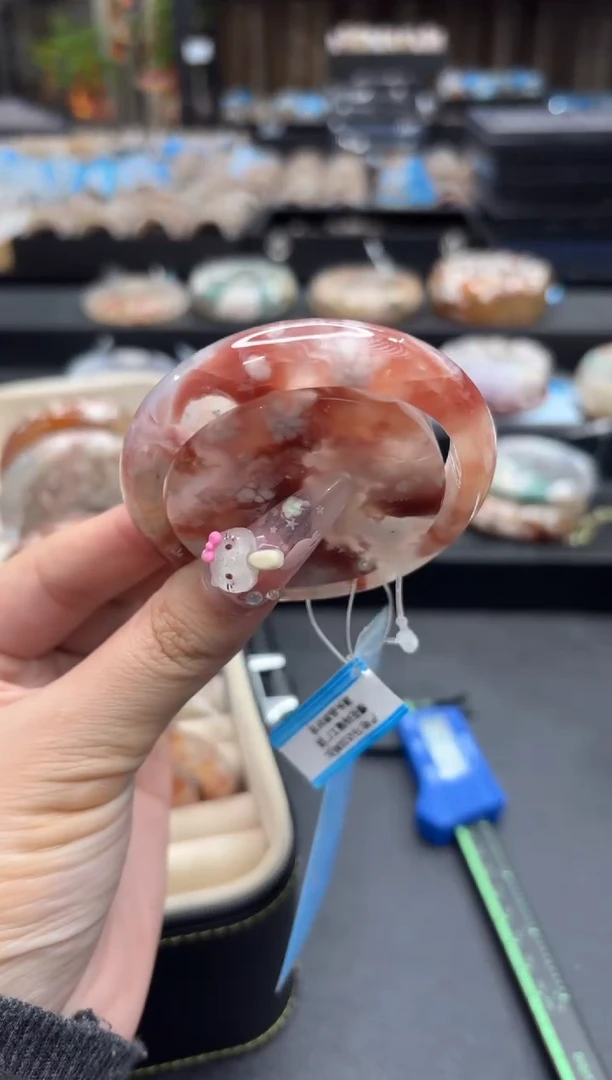 未镶嵌手镯石英质玉134(53圈赠送镯心)