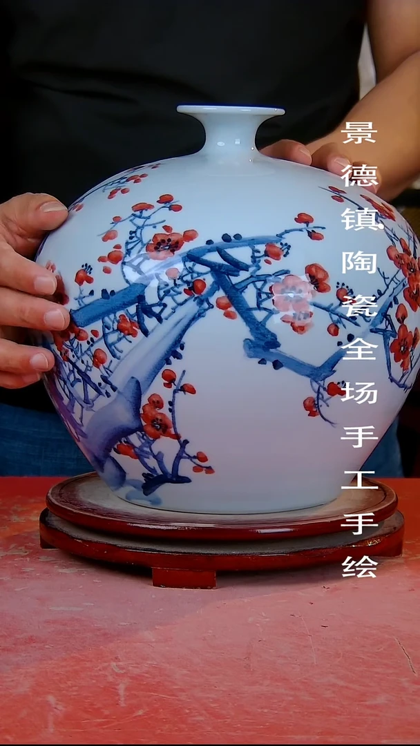 摆件景德镇陶瓷 全场手工手绘