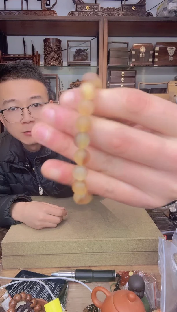 【闪购商品】乌木类书架787可可1.0单圈手串