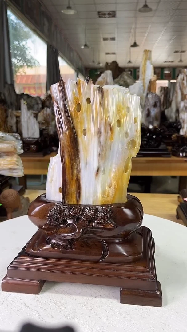 合金珠宝奇石硅化玉480