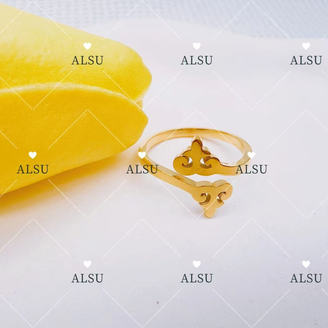 合金戒指 ALSU原创经典民族风最新款百搭简约戒指时尚轻奢气质