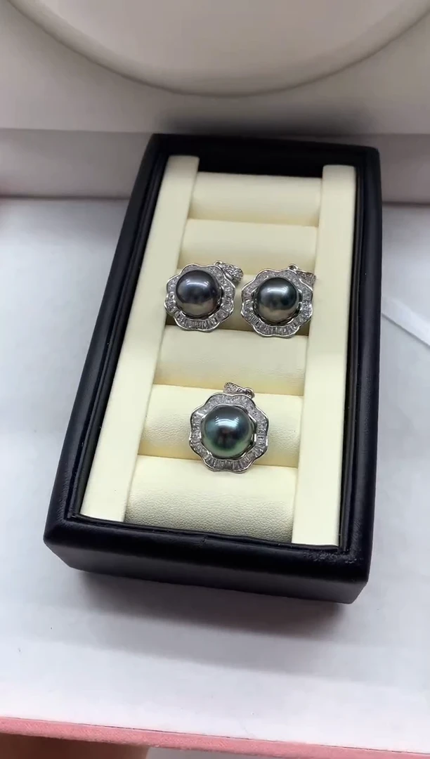 银S925镶嵌海水珍珠吊坠(不含链)多样性发其一