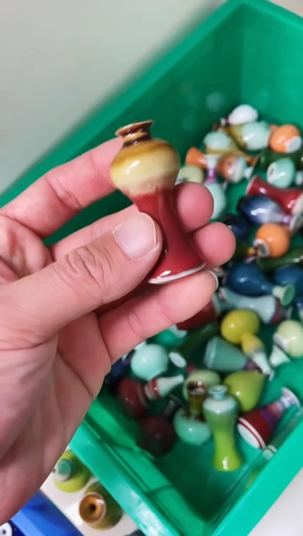 摆件12.27晚微瑕小花瓶摆件（介意慎拍）迷你