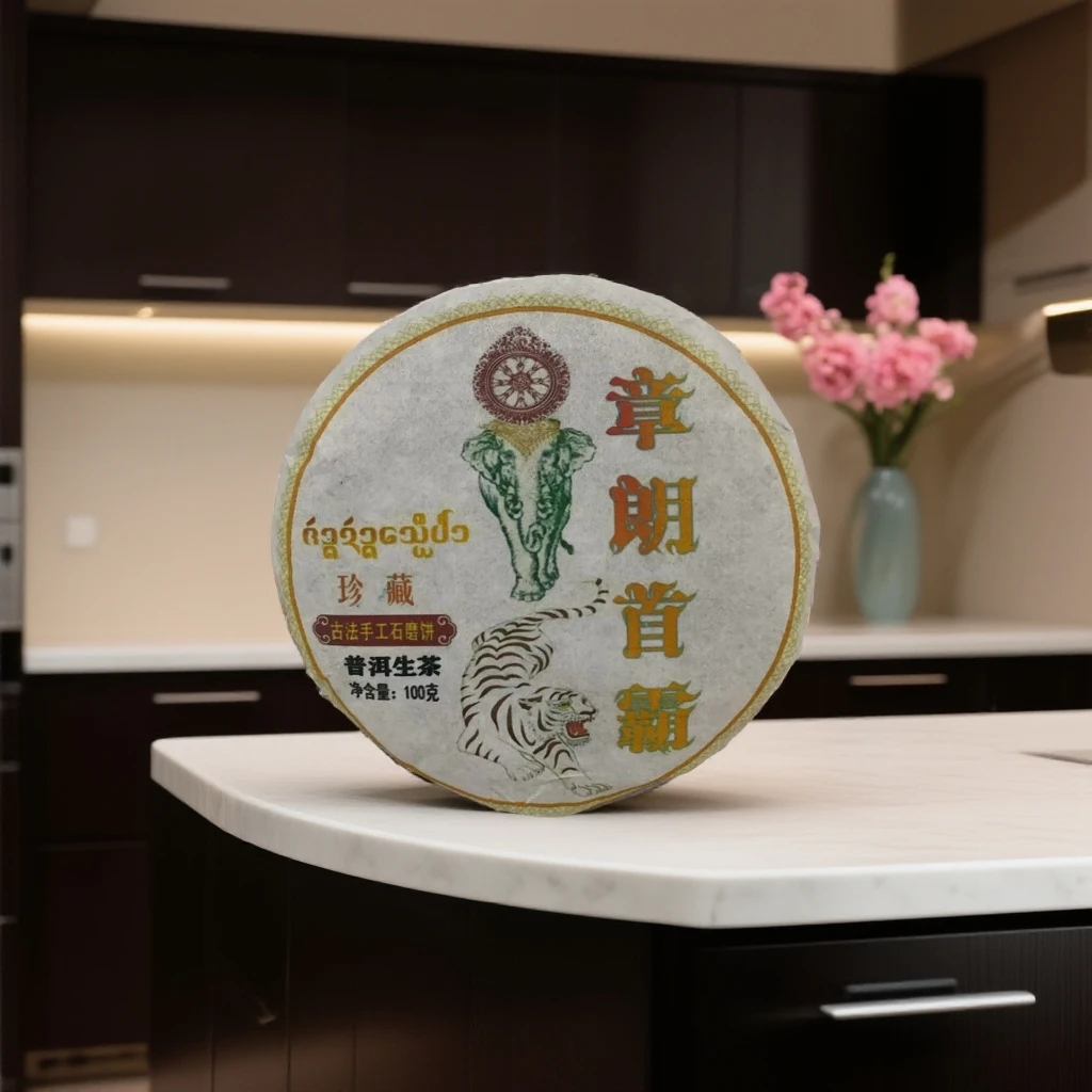 【以茶之铭】2022年章朗首霸普洱生茶