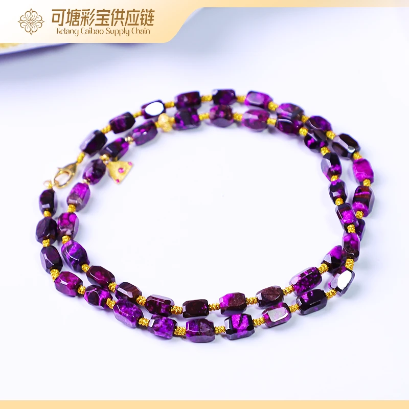 南非舒俱来 18K金 A+级火焰红丝绒 舒俱来项链合集/多样性发其一