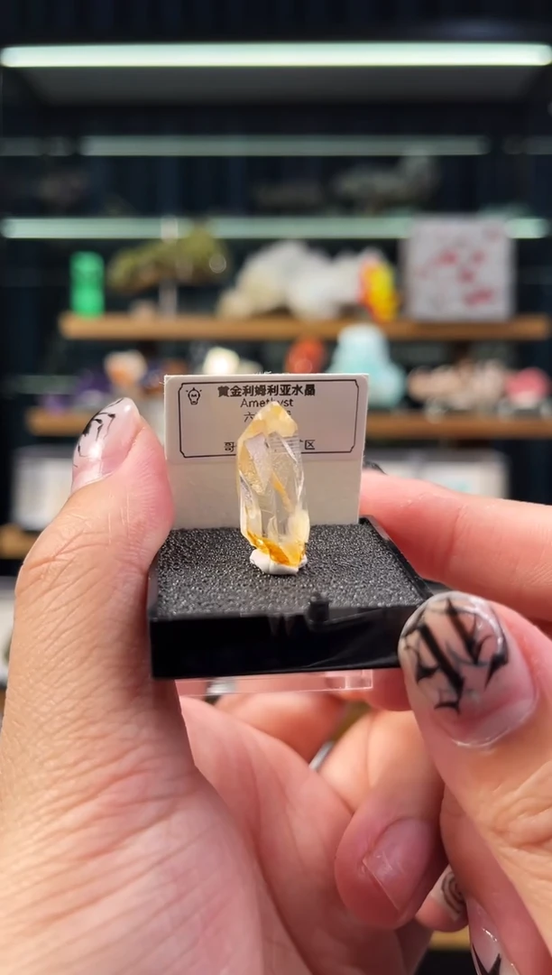 石材哥伦比亚黄金利姆利亚水晶