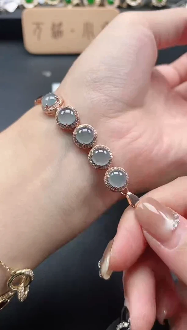 银S925镶嵌戒指翡翠15151