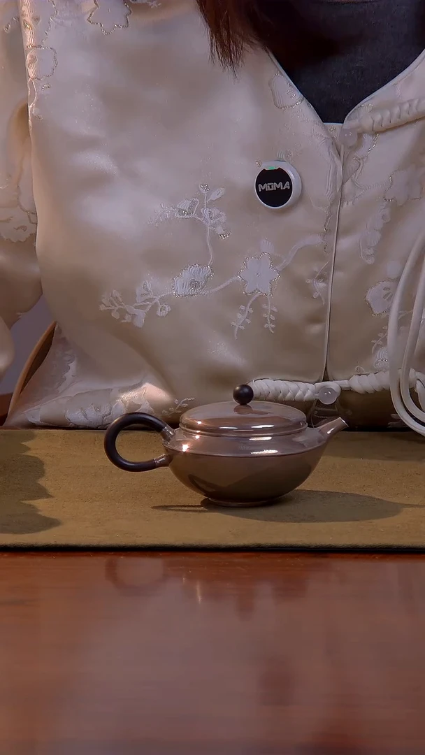 浮丘山房 见山 紫皮 足银 泡壶