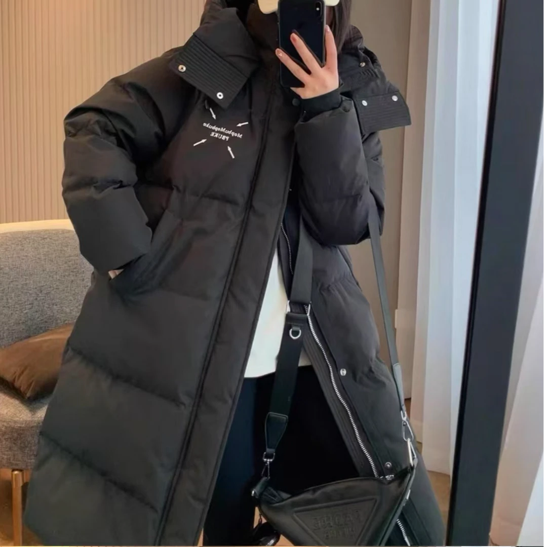 （953）秋冬款长款90白鸭绒羽绒服