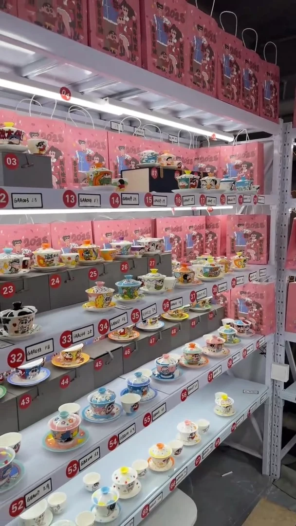 高温釉下彩纯手工手绘陶瓷