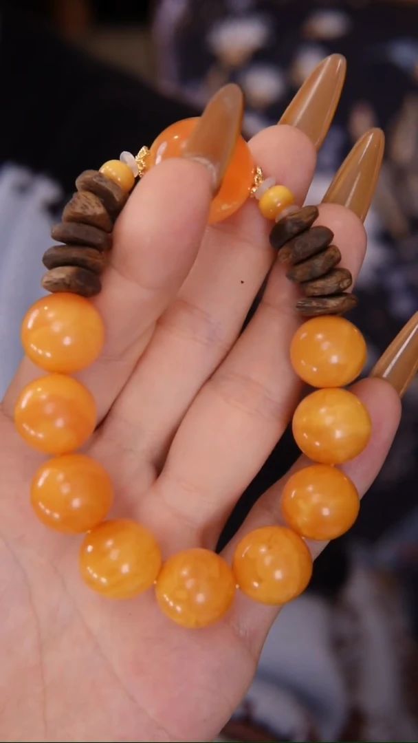 手链琥珀未镶嵌手串