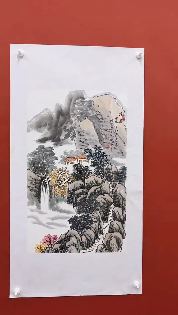 国画解志斌国画纯手绘