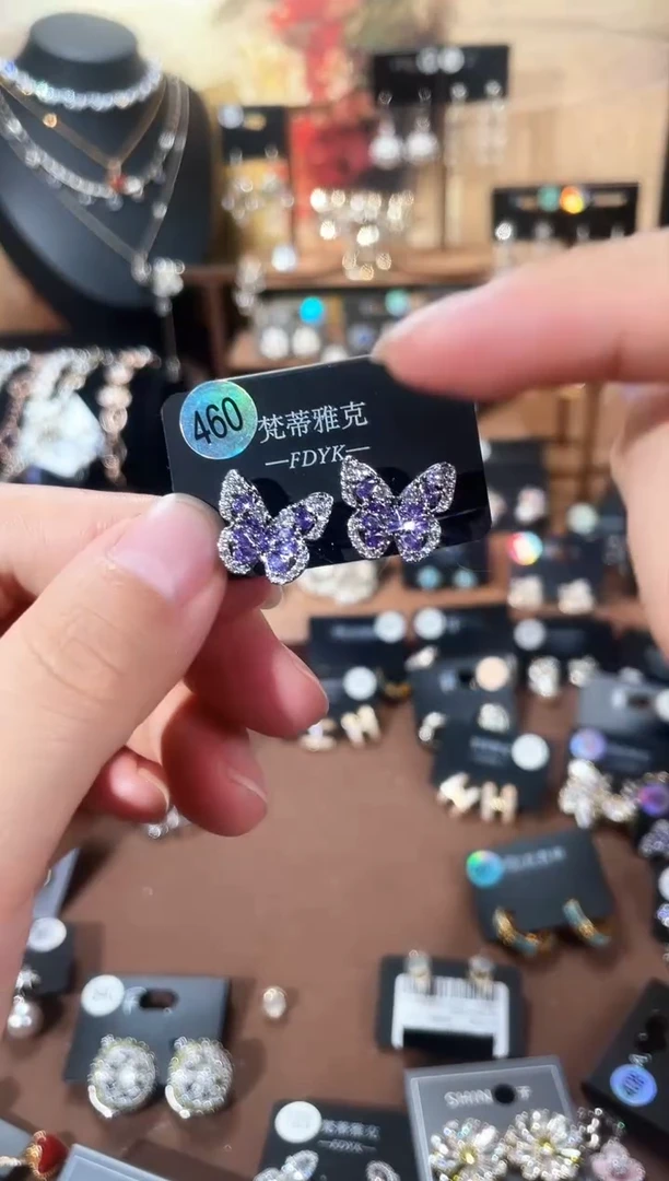 合金925银锆石梵460