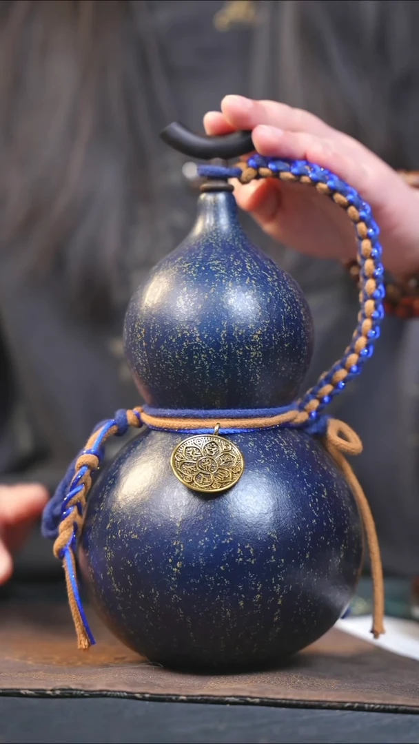 【闪购商品】YK217大漆酒葫芦不包手串及旋转底座