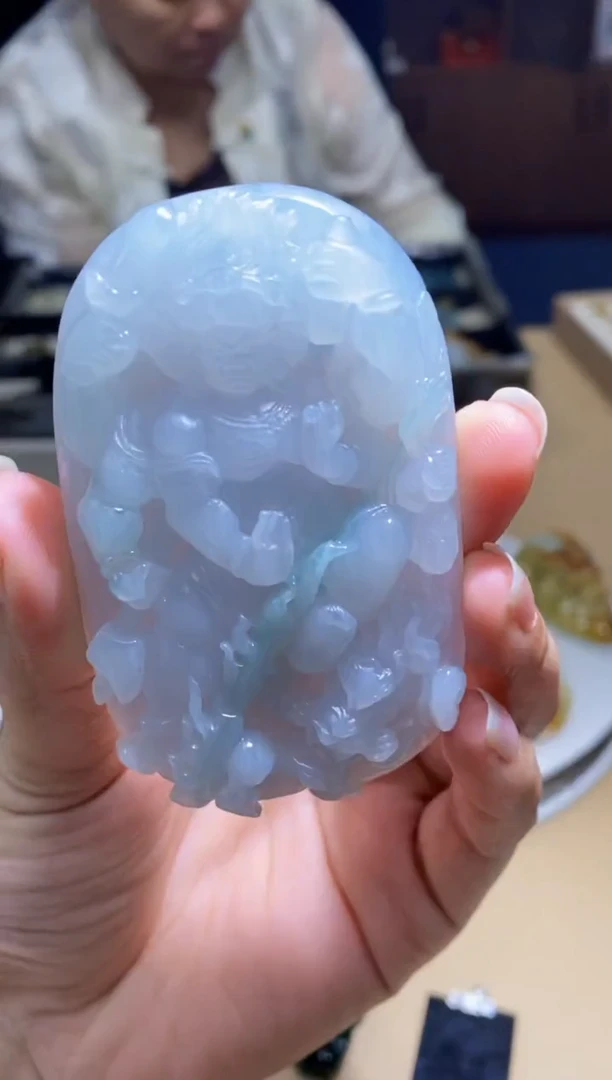 未镶嵌定制翡翠姚*挂件