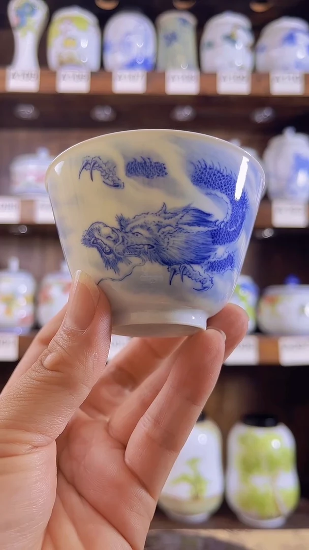 迎君陶瓷纯手工手绘