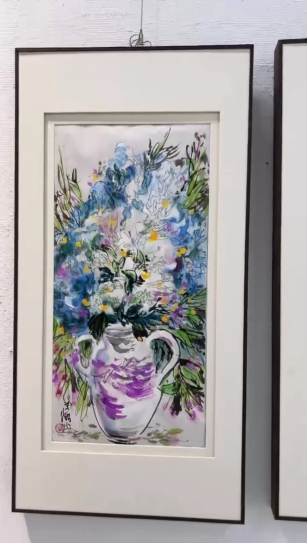 书法y萧翰老师2平尺瓶画