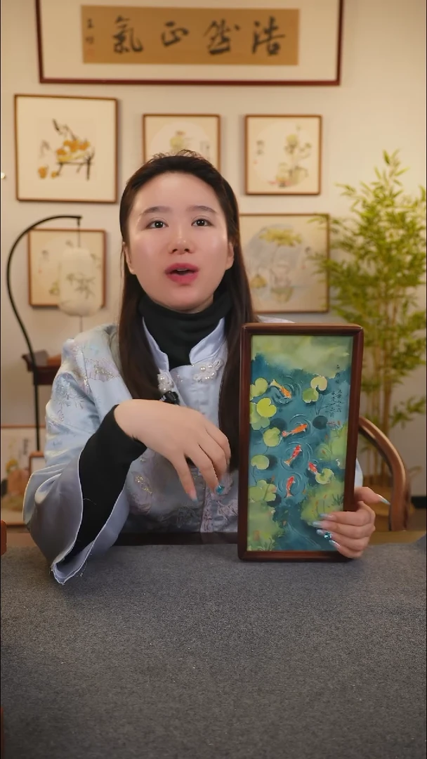 横款鹿鸣现代美术馆-岳倚竹老师作品